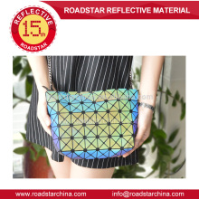 Bolsa reflexiva de cubo mini arco iris moda wowen